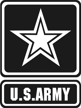 U.S. Army logo black