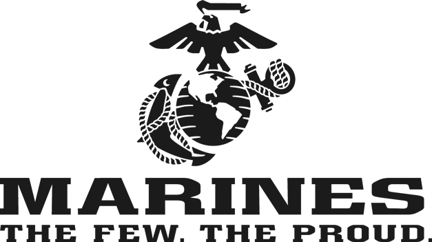 Marines logo black